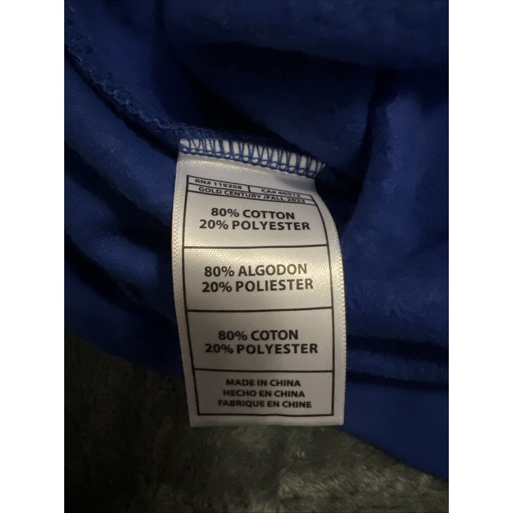 SMALL Men’s Mitchell & Ness Hampton Pirates  Blue White Sweatshirt - Picture 5 of 9